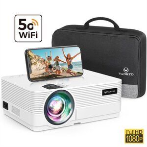 Vankyo Leisure 470R 1080P Portable Home Theater Projector + Roku Media